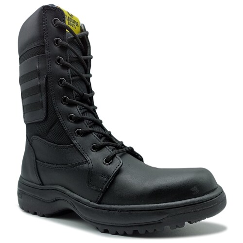Bota Tactica Piel Cosida Ligera Cómoda Policía Trabajo 1100