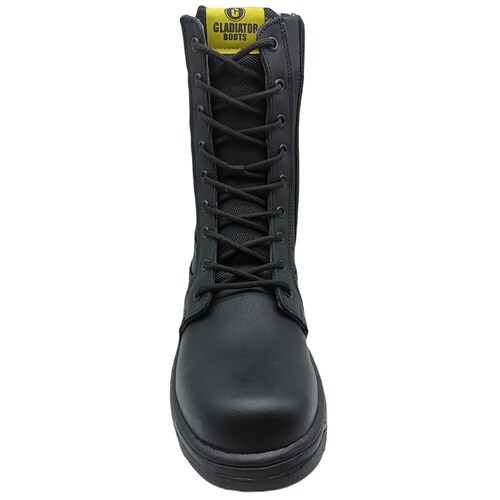 Bota Tactica Piel Cosida Ligera Cómoda Policía Trabajo 1100