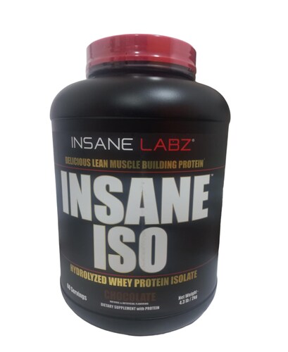 Proteina Insane Iso 5lb 2.2kg 60 serv .