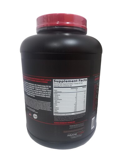 Proteina Insane Iso 5lb 2.2kg 60 serv .