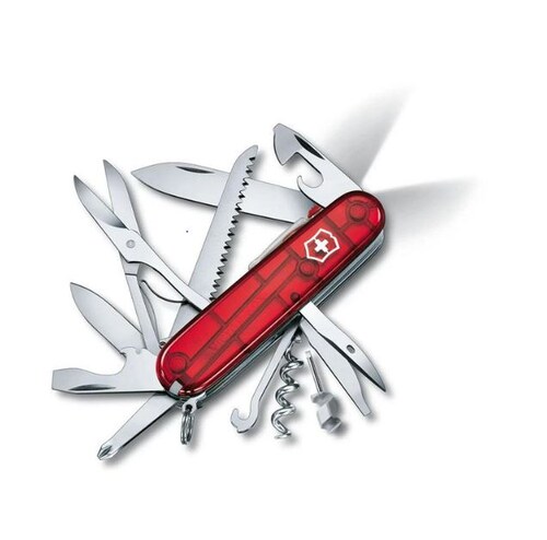 Navaja Suiza Huntsman Victorinox Lite Rojo Transparente