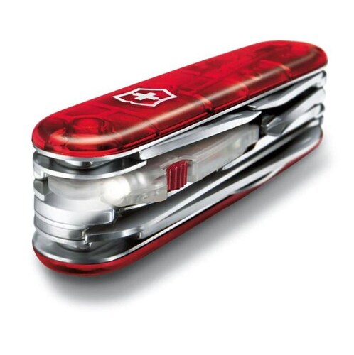 Navaja Suiza Huntsman Victorinox Lite Rojo Transparente