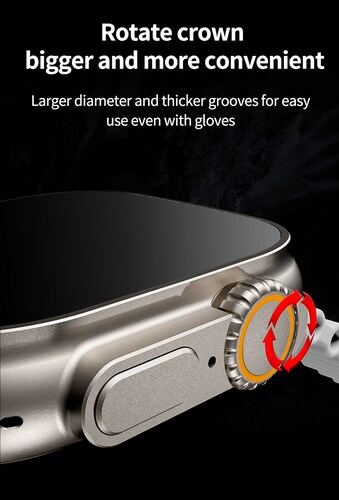 Reloj Inteligente WATCH 8 ULTRA Naranja By NS Tech
