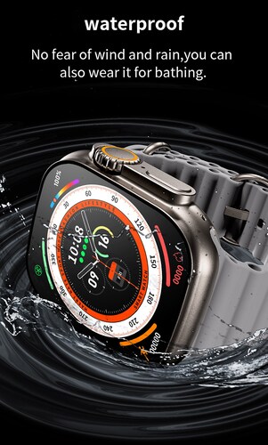 Reloj Inteligente WATCH 8 ULTRA Naranja By NS Tech