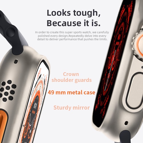 Reloj Inteligente WATCH 8 ULTRA Naranja By NS Tech