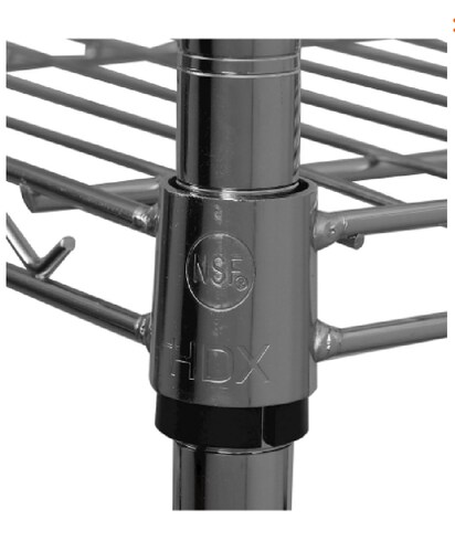 Anaquel, estante para cocina con 6 repisas, metálico grado alimenticio industrial.