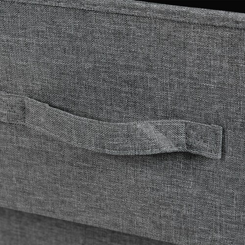 Mueble Cajonera Buro Organizador 5 Cajones Tela Moderno Gris