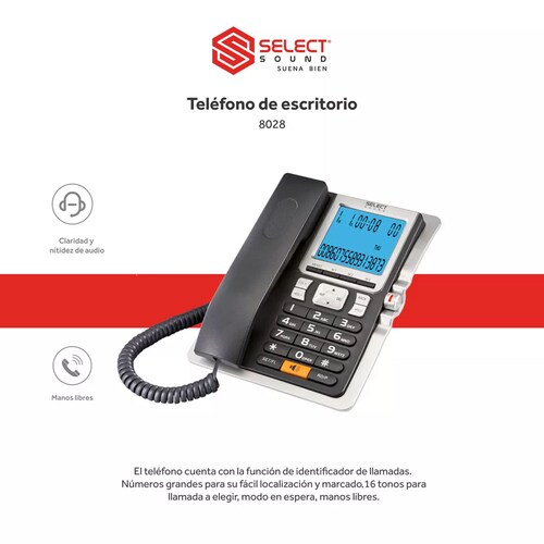 Telefono de Escritorio Select Sound 8028