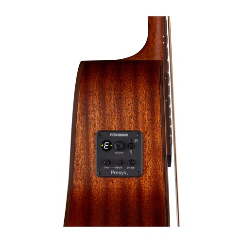 Guitarra Eléctroacústica Dean Cuerpo Jumbo Tapa Sólida