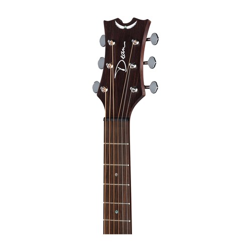 Guitarra Eléctroacústica Dean Cuerpo Jumbo Tapa Sólida