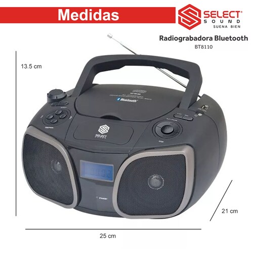 Amplificador de Sonido Ambiental con Bluetooth Radio FM y USB 75
