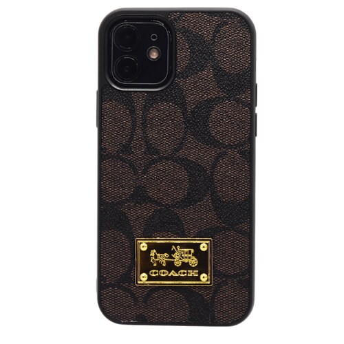 CASE COACH IPHONE 13 PRO CHOCOLATE ESTUCHE PROTECTOR FUNDA EMBLEMATICA