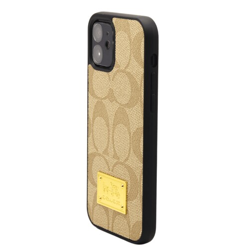 CASE COACH IPHONE 13 PRO BEIGE ESTUCHE PROTECTOR FUNDA EMBLEMATICA