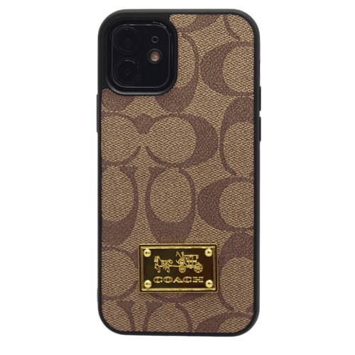 CASE COACH IPHONE 13 PRO CAFÉ ESTUCHE PROTECTOR FUNDA EMBLEMATICA