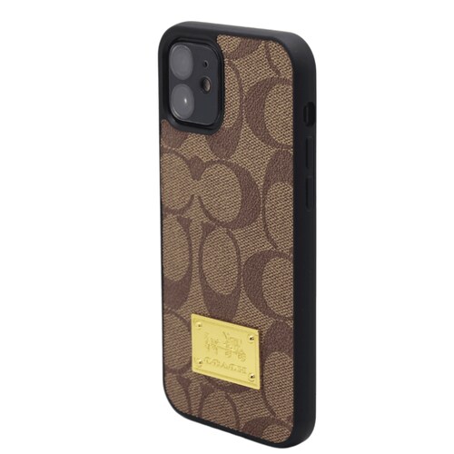 CASE COACH IPHONE 13 PRO CAFÉ ESTUCHE PROTECTOR FUNDA EMBLEMATICA