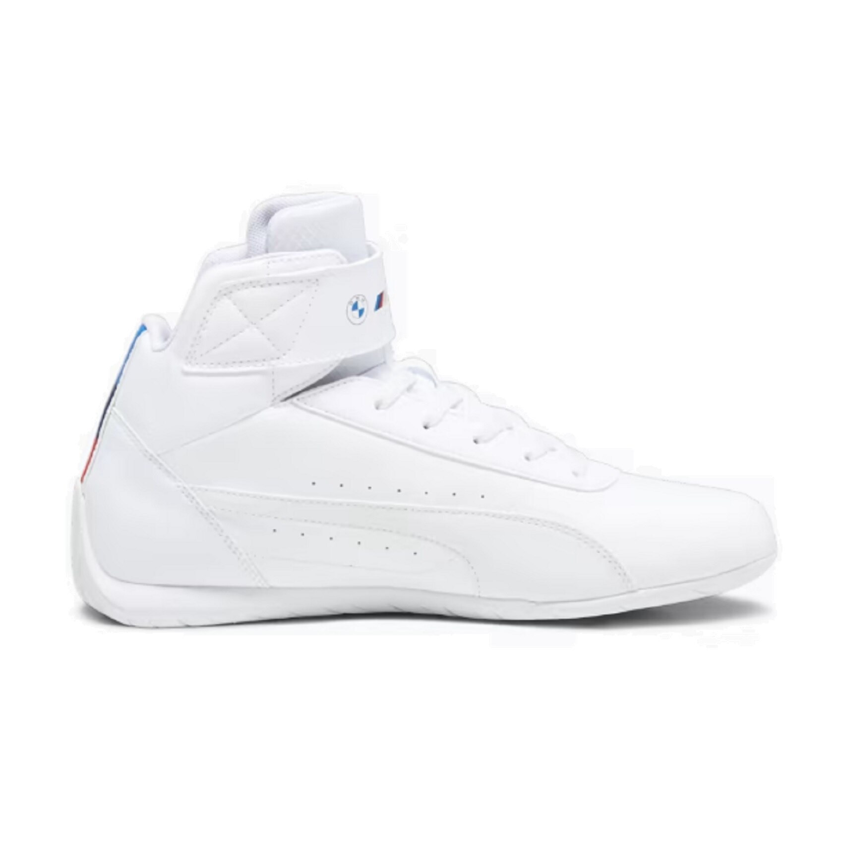 Tenis Puma BMW MMS Neo Cat Mid Blanco negro hombre