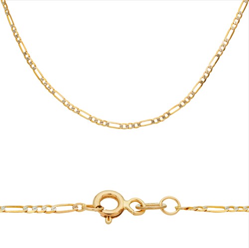 Cadena Diamantada 14 K Oro Fino Joyería.