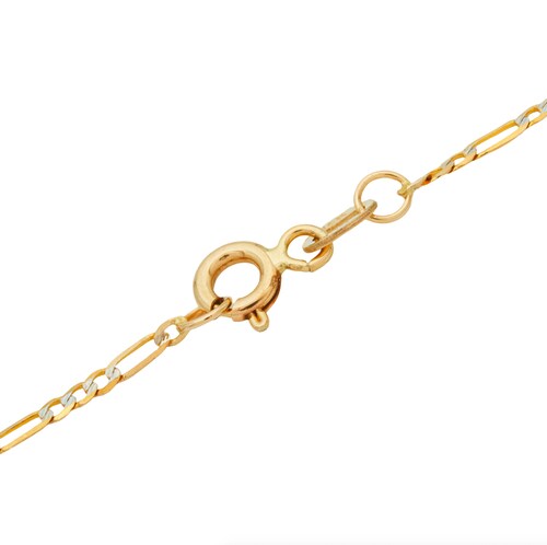 Cadena Diamantada 14 K Oro Fino Joyería.