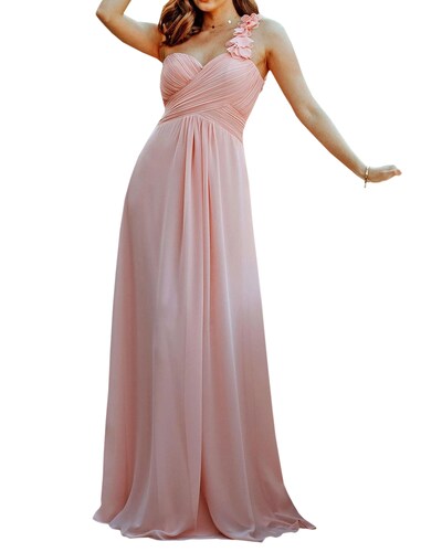 Maxi Vestido De Fiesta Playa Dama Mujer Drapleado Elegante
