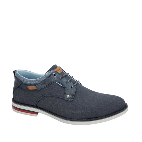 Zapatos choclos casuales marca Pierre Cardin para hombre, color azul, mod. 1084898
