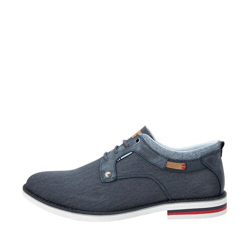 Zapatos choclos casuales marca Pierre Cardin para hombre, color azul, mod. 1084898