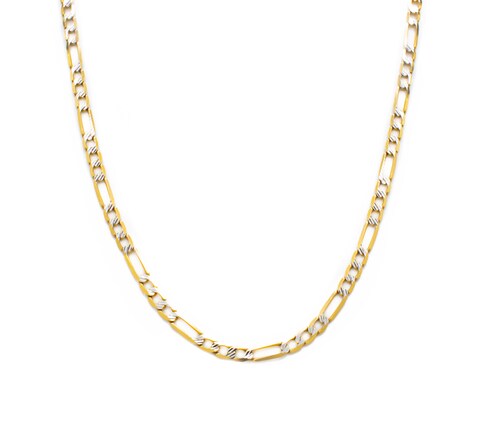 Cadena Cartier 3X1 diamantada Oro 14 Kilates. Oro Fino Joyería..