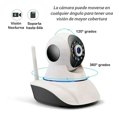 Cámara NS Tech wifi  para Interirores con Movimiento 360 modelo Y6A -ZA