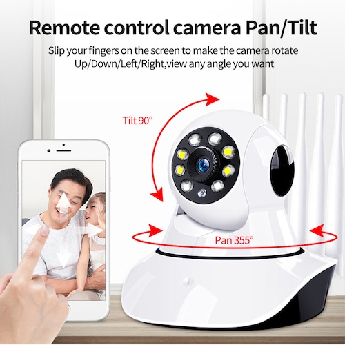 Cámara NS Tech wifi  para Interirores con Movimiento 360 modelo Y6A -ZA