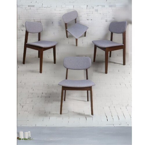 Set de 4 Sillas de Madera para Comedor Moderno .