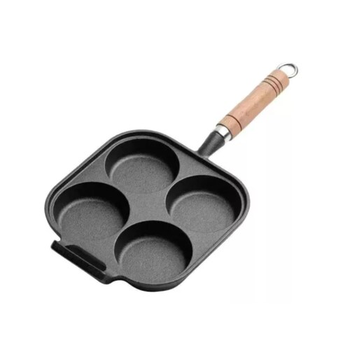 Sarten Antiadherente Multiusos Divisiones Cocina 4 Huevos