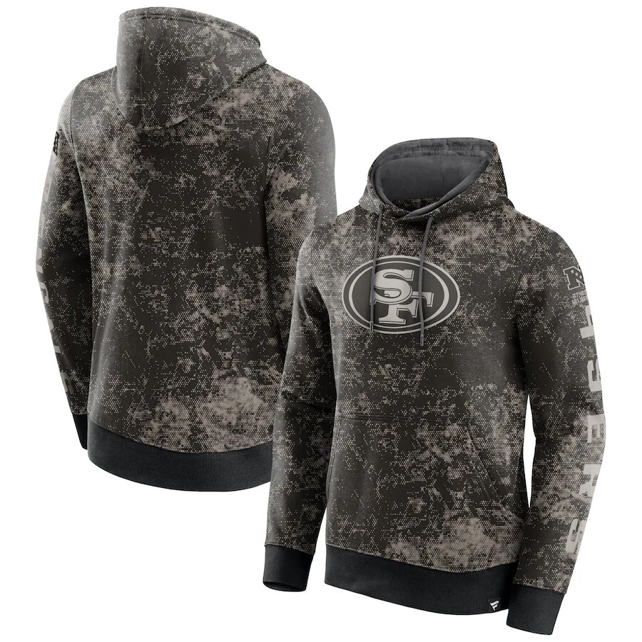 Sudadera San Francisco 49ers Salute to Service Camu Black Talla M