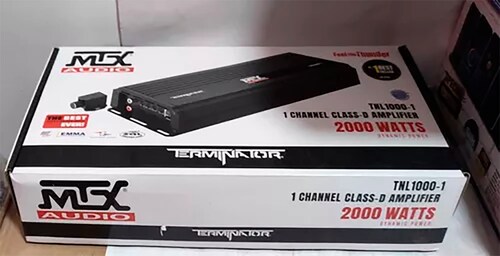 Amplificador Mtx Audio Clase D De 1 Canal Tnl1000-1 De 2000w.