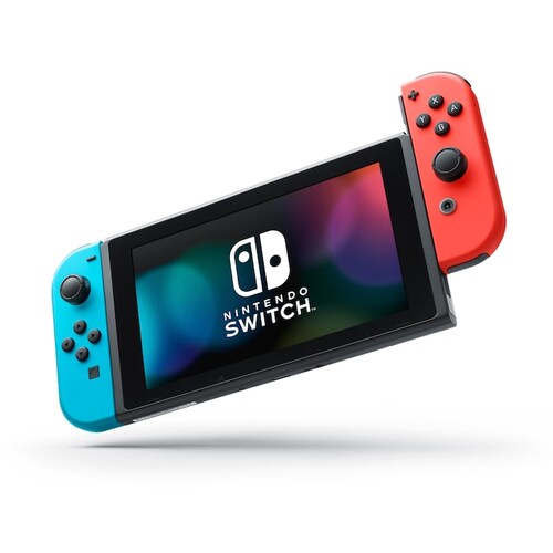 Consola Nintendo Switch Oled Neón 64gb 4gb Ram Portátil Color Neon Rojo & Neon Azul