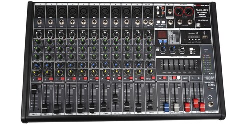 Mezcladora PROSOUND PAMX-12FX 12 Canales Bluetooth Usb .