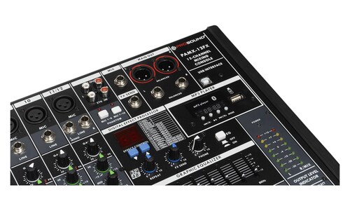 Mezcladora PROSOUND PAMX-12FX 12 Canales Bluetooth Usb .