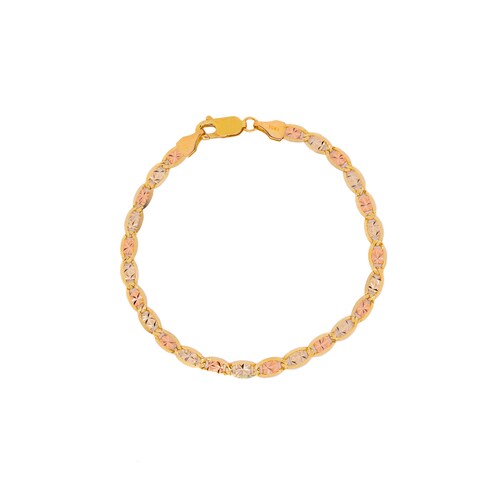 Pulso Florentino Oro 14 Kilates. Oro Fino Joyería.
