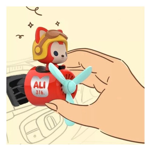 Ambientadores Para Coche De Dibujos Animados De Piloto rojo