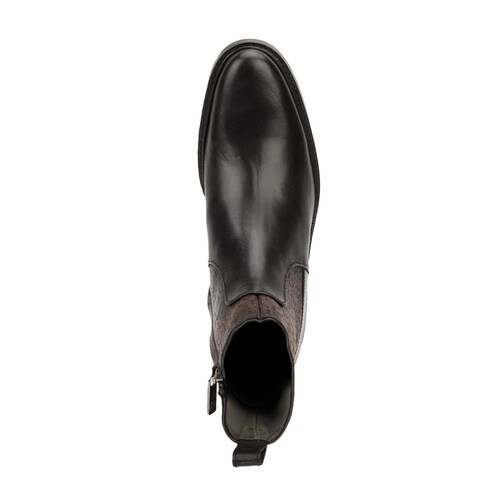 Botines casuales marca Franco Cuadra color negros, para hombre, mod. 1091175