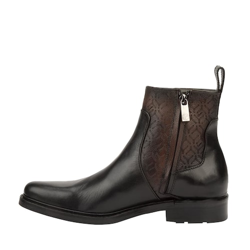 Botines casuales marca Franco Cuadra color negros, para hombre, mod. 1091175