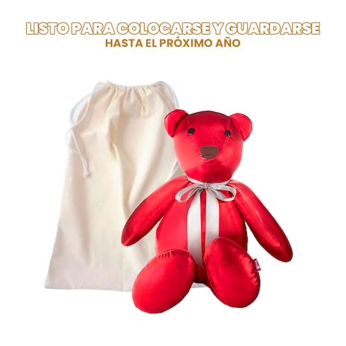 Peluche Oso 40 cm Regalo de San Valentín, 14 de Febrero, día del amor y amistad, día de la mamá o cualquier ocasión de tela suave 
