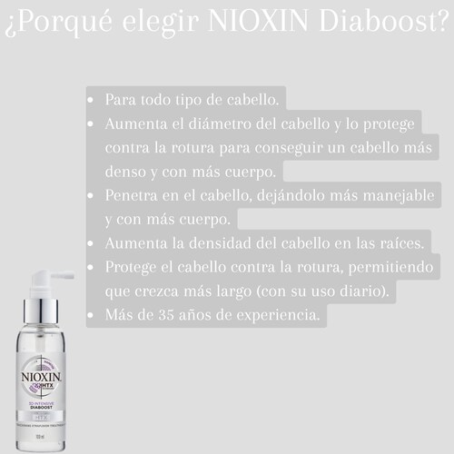 Nioxin Diaboost Tratamiento Engrosador De Cabello 100ml