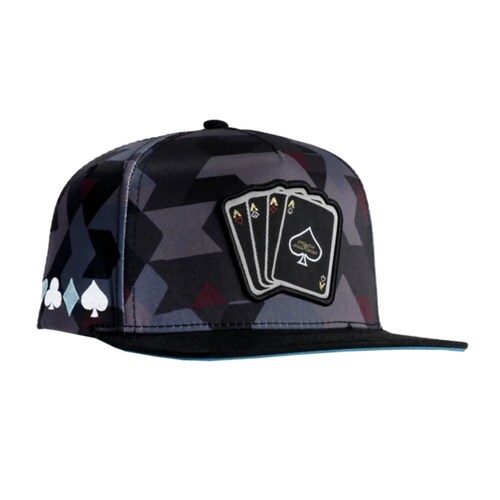 Gorra JC Hats Poker Camo Blue/Red 2265