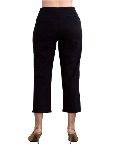 Pantalón Capri pesquero negro ILYS para mujer.