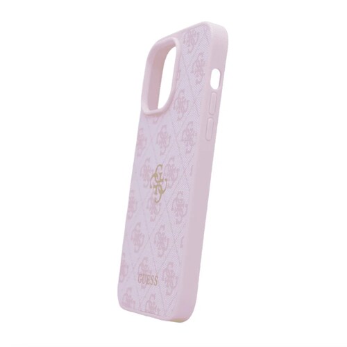 CASE GUESS IPHONE 15 PRO ROSA ESTUCHE PROTECTOR FUNDA EMBLEMATICA