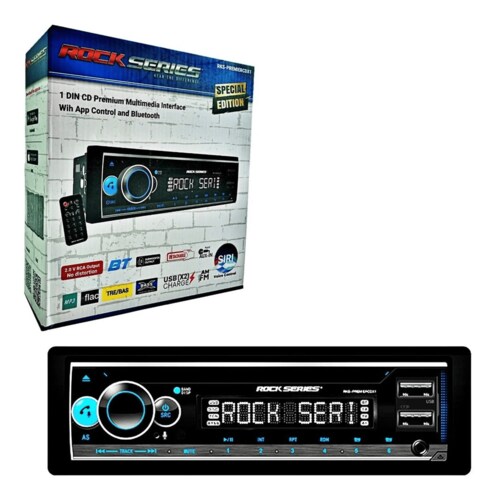 Estéreo Rock Series Rks-Premiercdx1 1 Din 50x4w  USB/BT/Aux.
