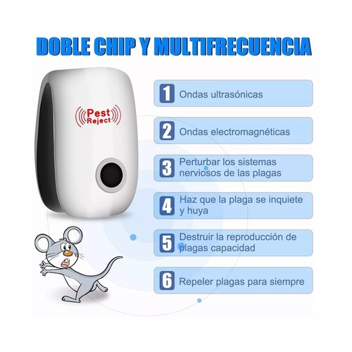 Repelente Ultrasónico De Mosquitos 4 Piezas Para El Hogar