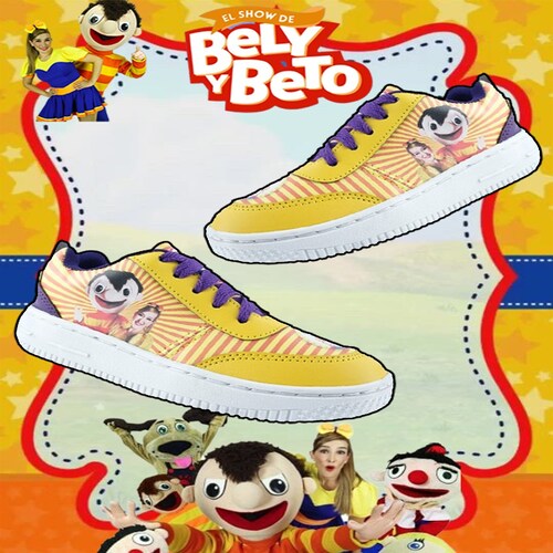 Tenis Infantiles Bely Y Beto Show Cosidos Cómodos 309-a-abb.