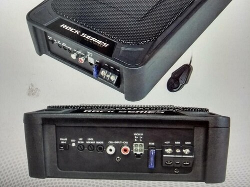 Subwoofer Activo Amplificado Plano Profesional Rock Series RKS-P77SS 1200 Watts 7 Pulgadas 4 Ohms Pa.