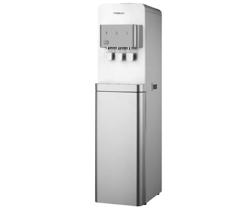 Dispensador Enfriador de Agua con Sistema de Carga Oculta en diseño FIT y cubierta TAKE OFF, incluye un garrafón a su medida.  PEARLWATER 