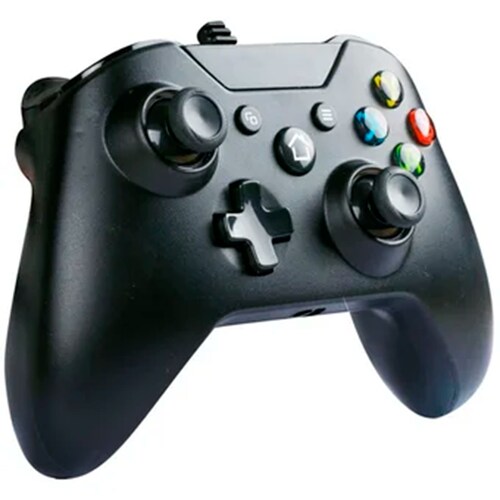 Control Alámbrico para Xbox One y PC Windows con Vibración Dual